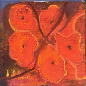 Red Roses (triptych)